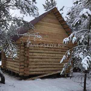 Стандартная баня в чашу с выносом