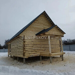 Дом 7х8 с выносом 3х7 и общей мансардой